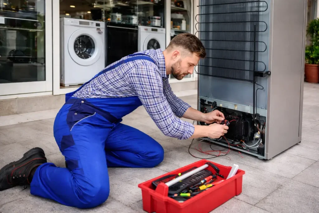 Defne buzdolabı servisi arıza tespiti soğutmama problemi motor ve gaz arızası tamiri